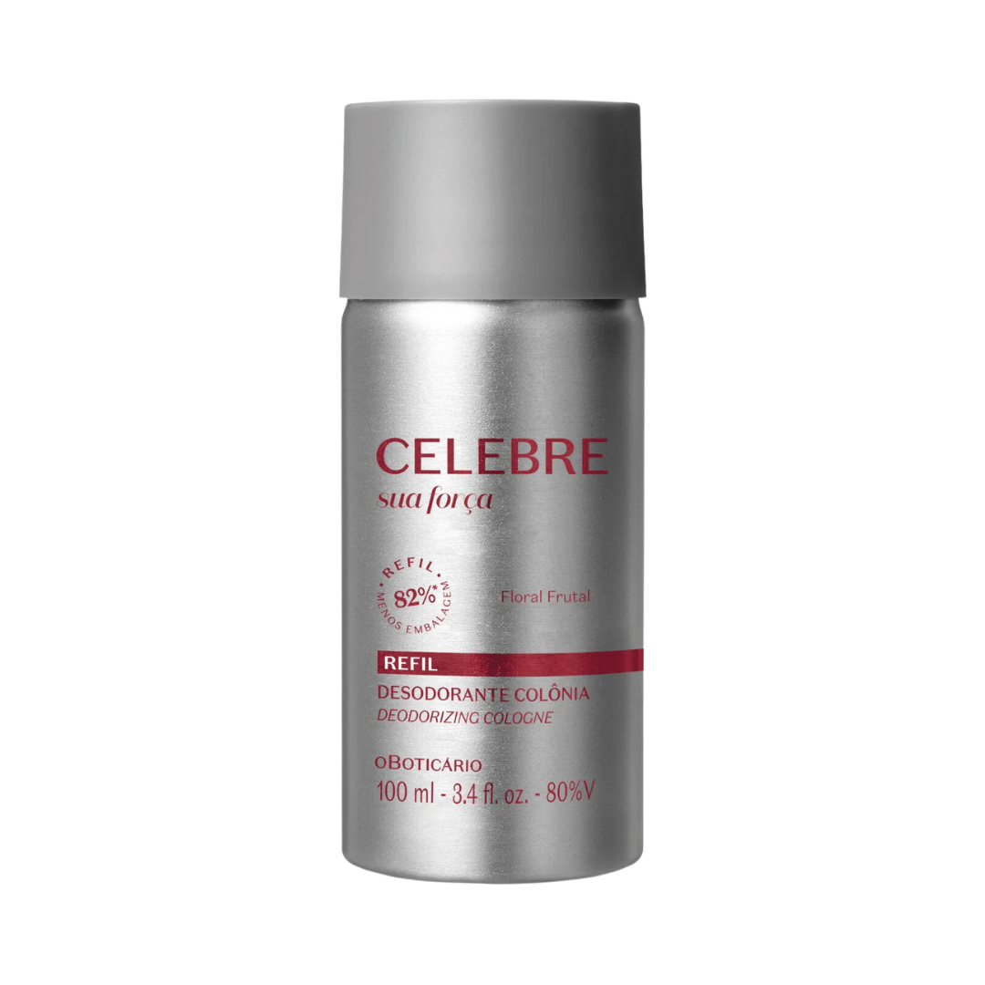 Refil Celebre Sua Força Desodorante Ferminino Colônia 100ml