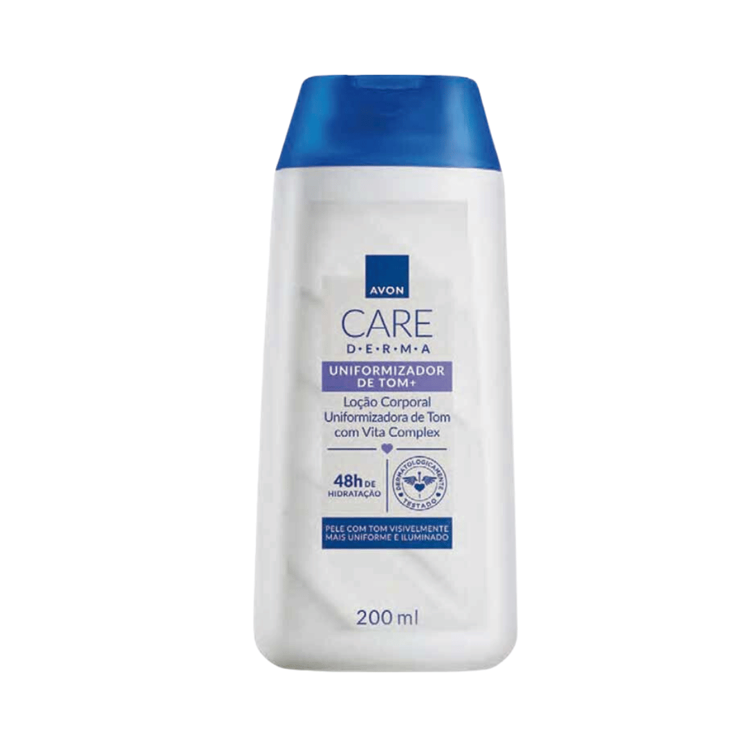 Loção Corporal Uniformizadora de Tom Avon Care Derma 200ml