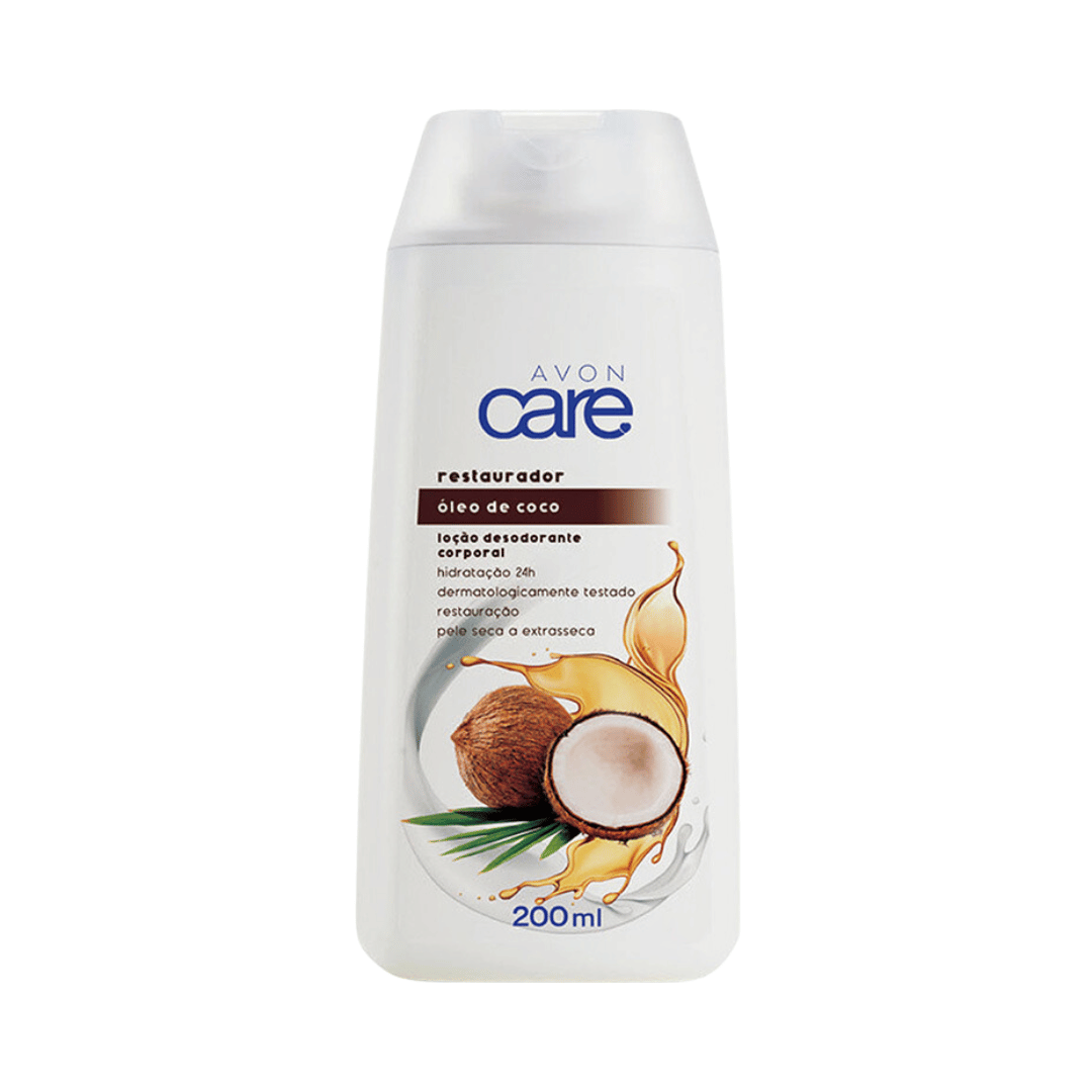Loção Desodorante Corporal Avon Care Óleo de Coco 200ml
