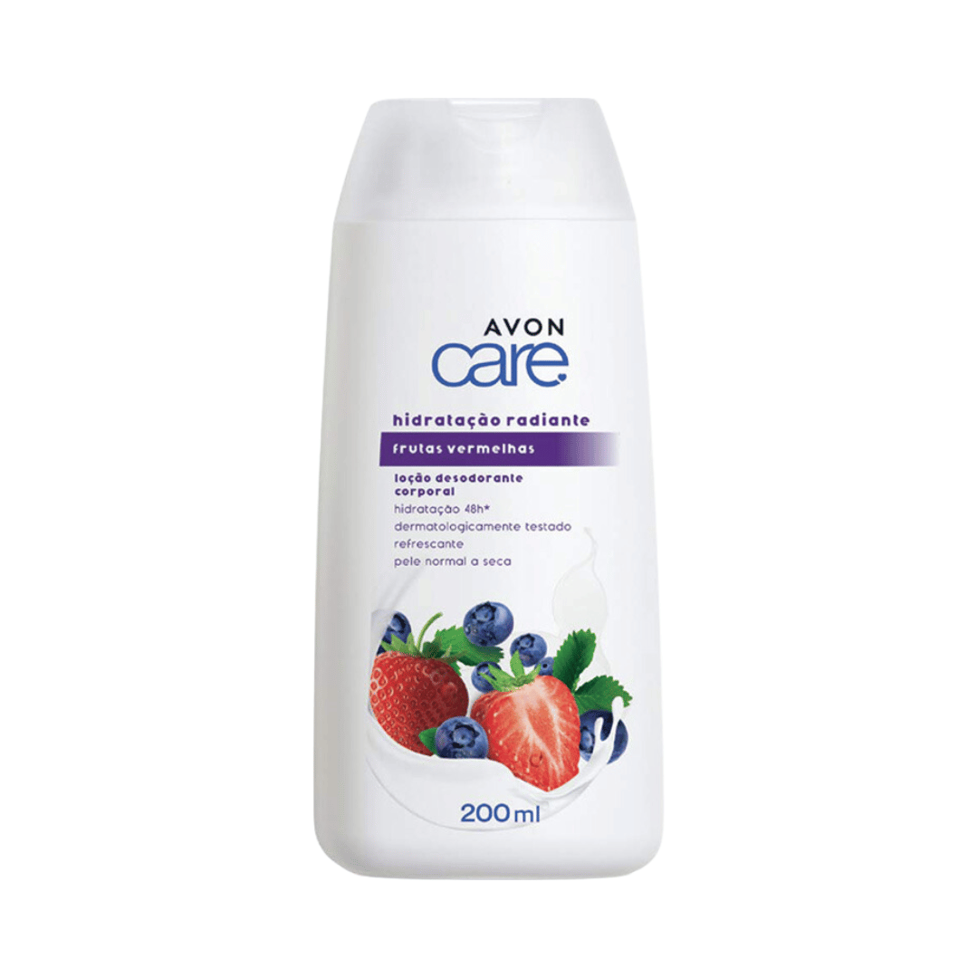 Loção Desodorante Corporal Avon Care Frutas Vermelhas 200ml