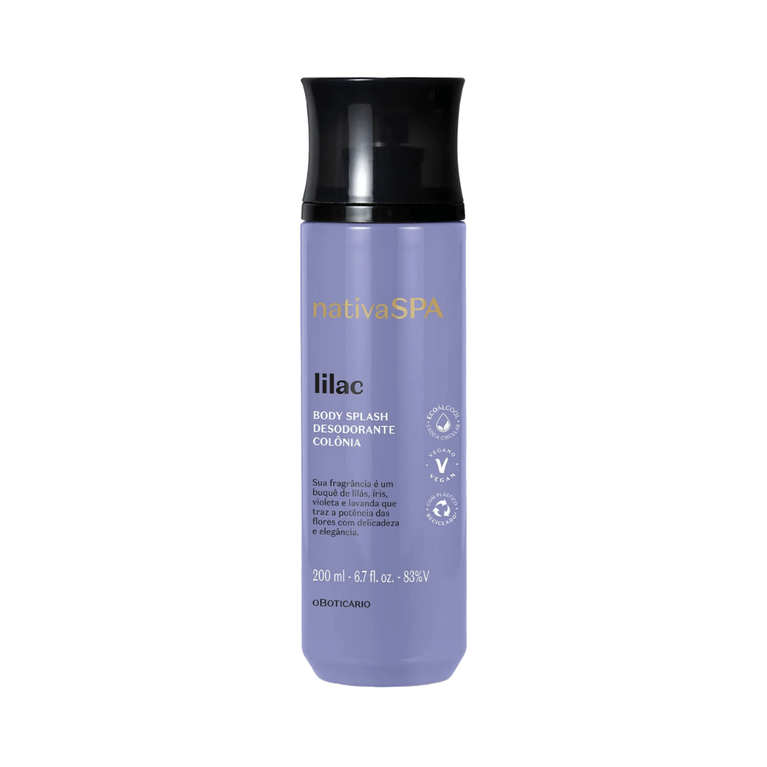Body Splash Desodorante Colônia Nativa Spa Lilac 200ml