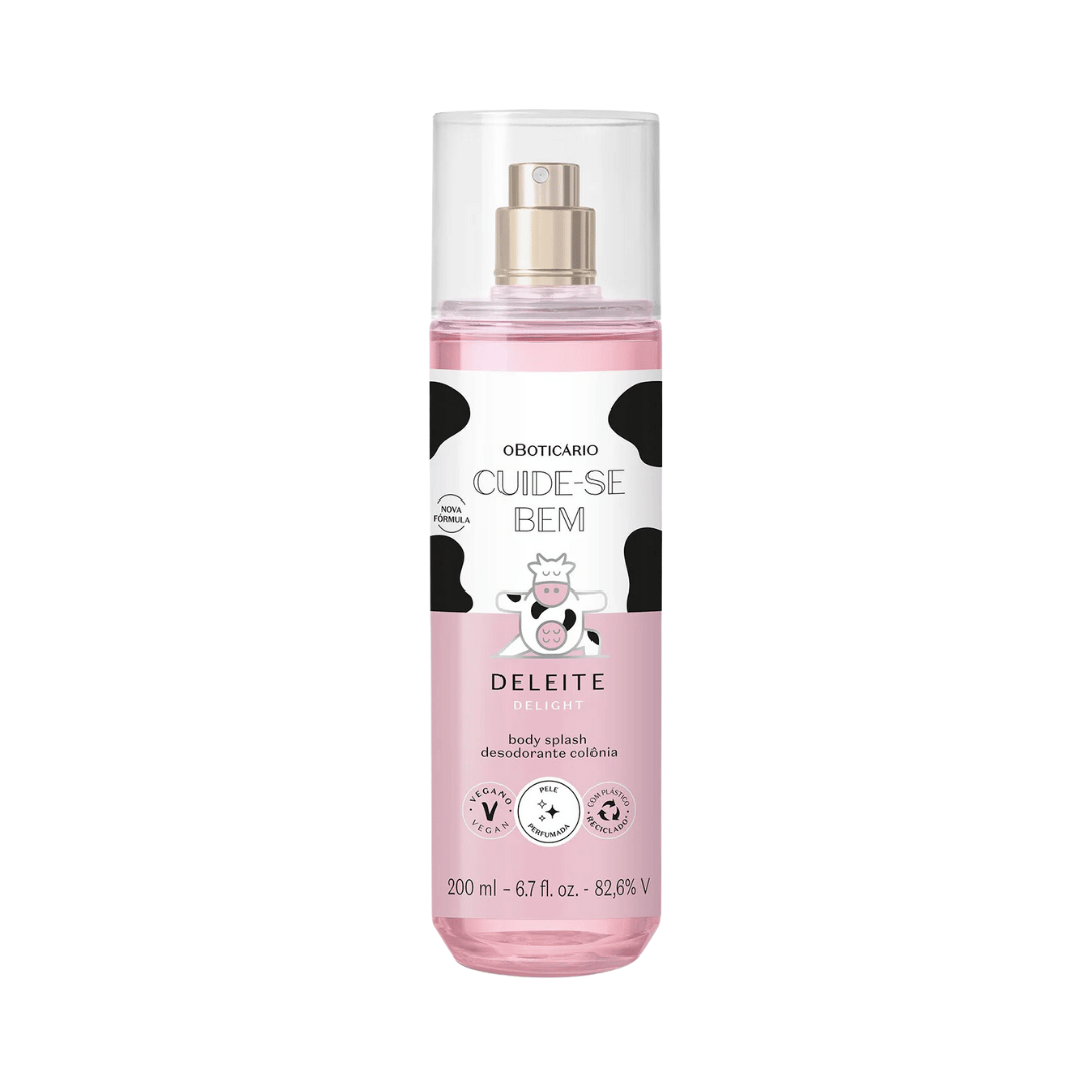 Body Splash Desodorante Colônia Cuide-Se Bem Deleite 200ml