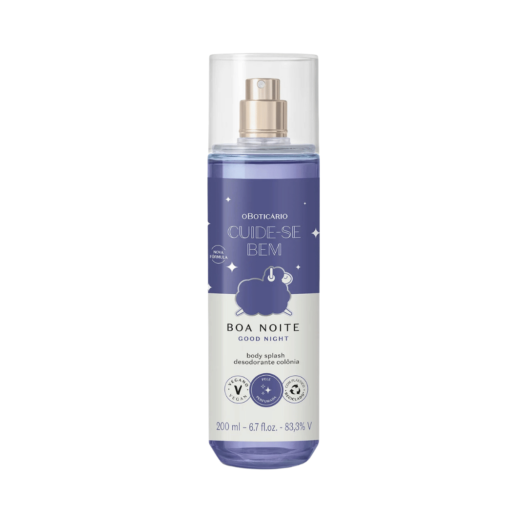 Body Splash Desodorante Colônia Cuide-se Bem Boa Noite 200ml