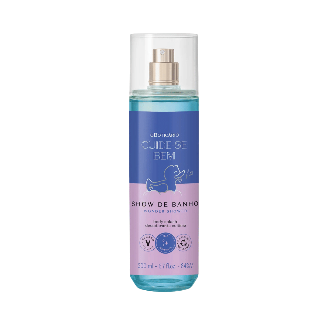 Body Splash Desodorante Colônia Cuide-se Bem Show de Banho 200ml
