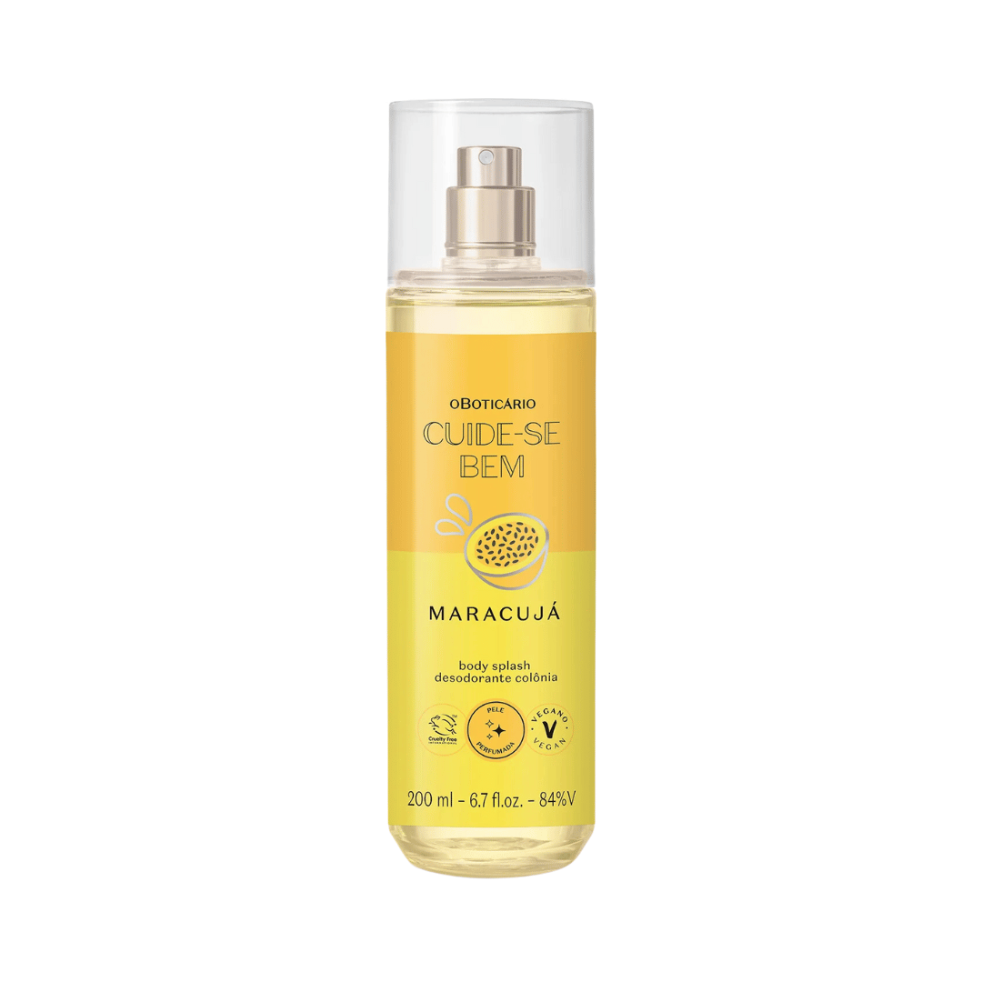 Body Splash Desodorante Colônia Cuide-se Bem Feira Maracujá 200ml