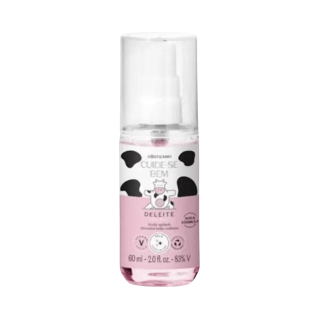 Body Splash Desodorante Colônia Cuide-se Bem Deleite 60ml