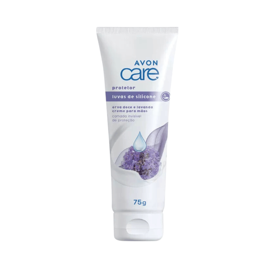 Luvas De Silicone Creme Protetor Para Mão Erva Doce e Lavanda 75g
