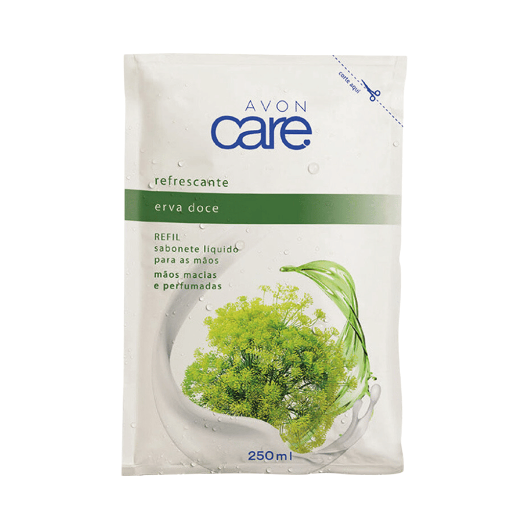 Refil Sabonete Líquido para as Mãos Erva Doce Avon Care 250ml