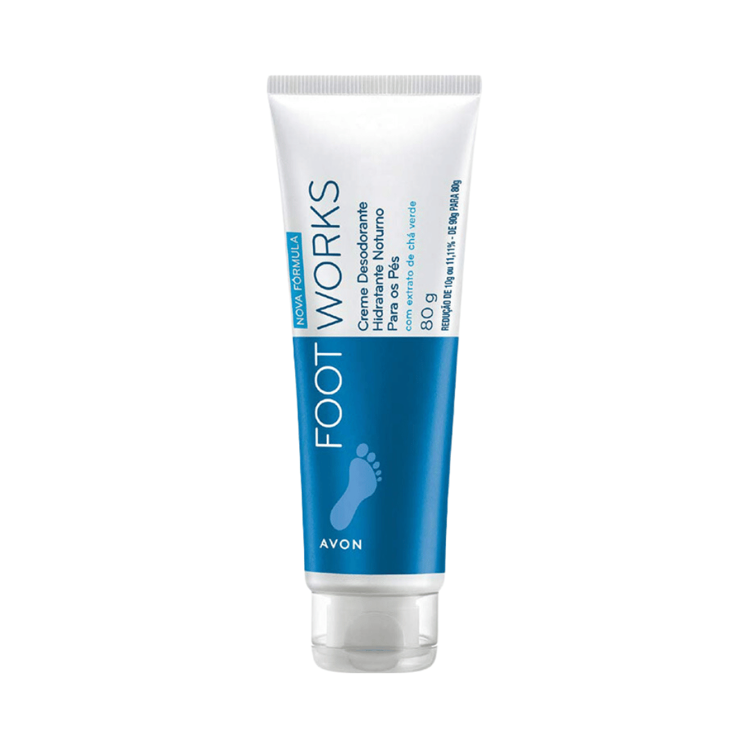 Creme Desodorante de Hidratação Noturno Footworks com Extrato de Chá Verde