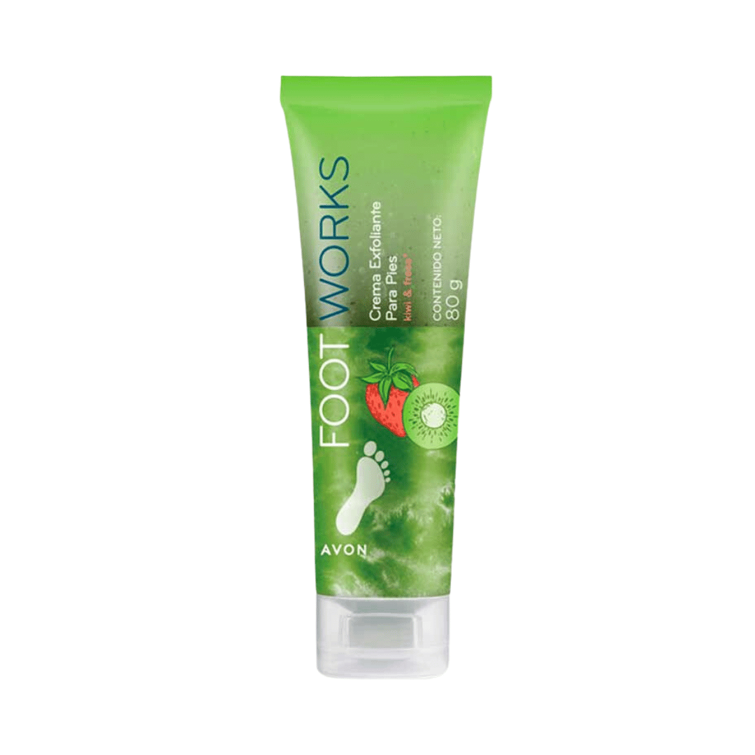Creme Esfoliante para os Pés com Kiwi e Morango Foot Works