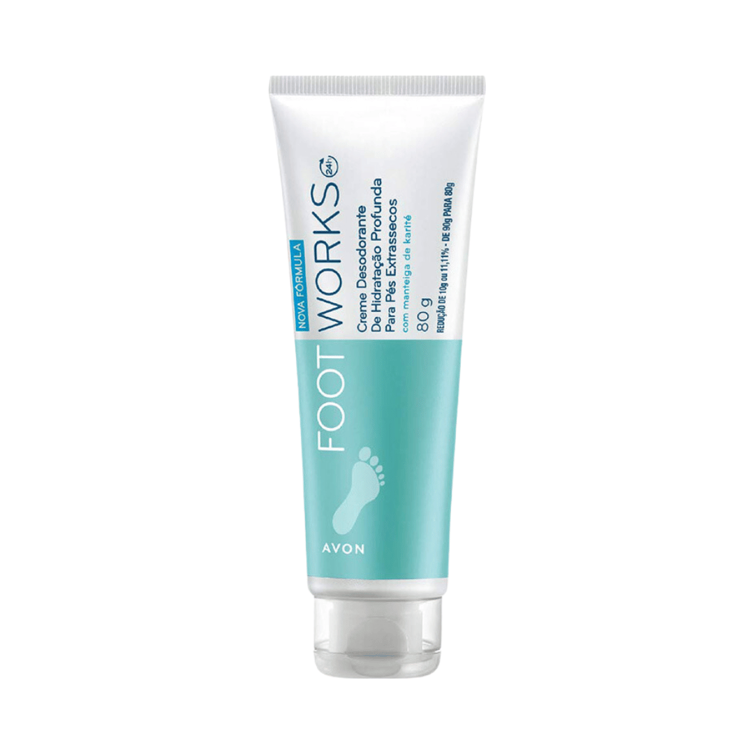 Creme Desodorante de Hidratação Profunda para os Pés Extrassecos Foot Works