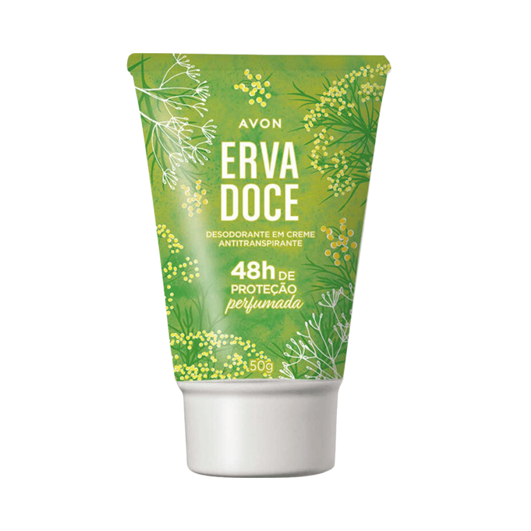 Desodorante Creme Bisnaga Erva Doce