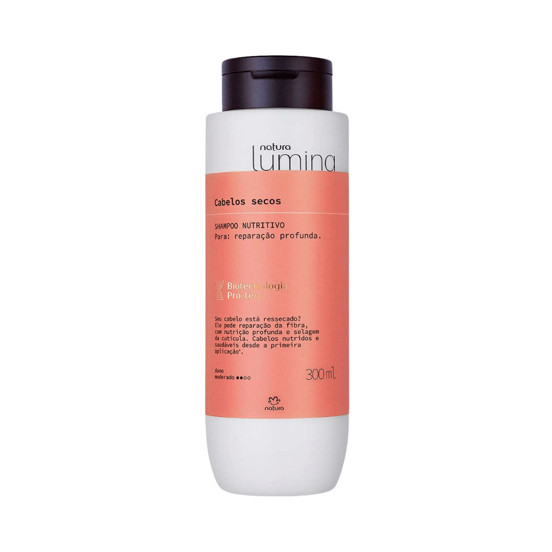 Shampoo Nutritivo para Cabelos Secos Lumina 300ml