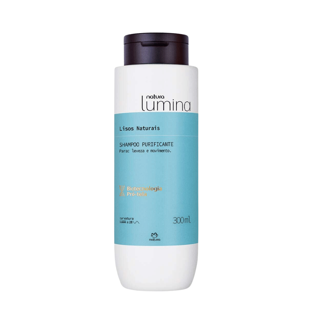 Shampoo Purificante para Cabelos Lisos Lumina 300ml