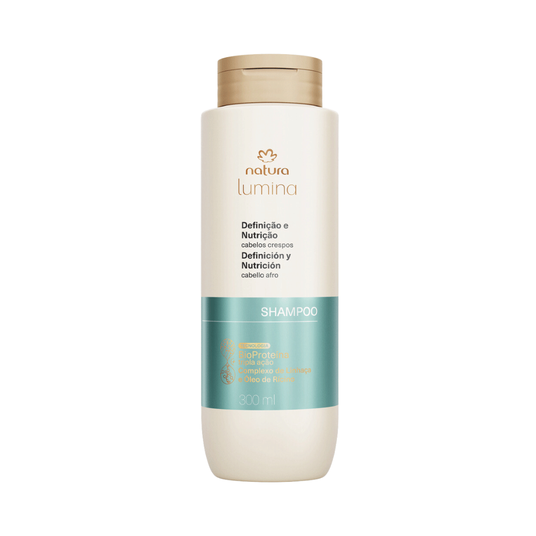 Shampoo Hidratante para Cabelos Crespos Lumina 300ml