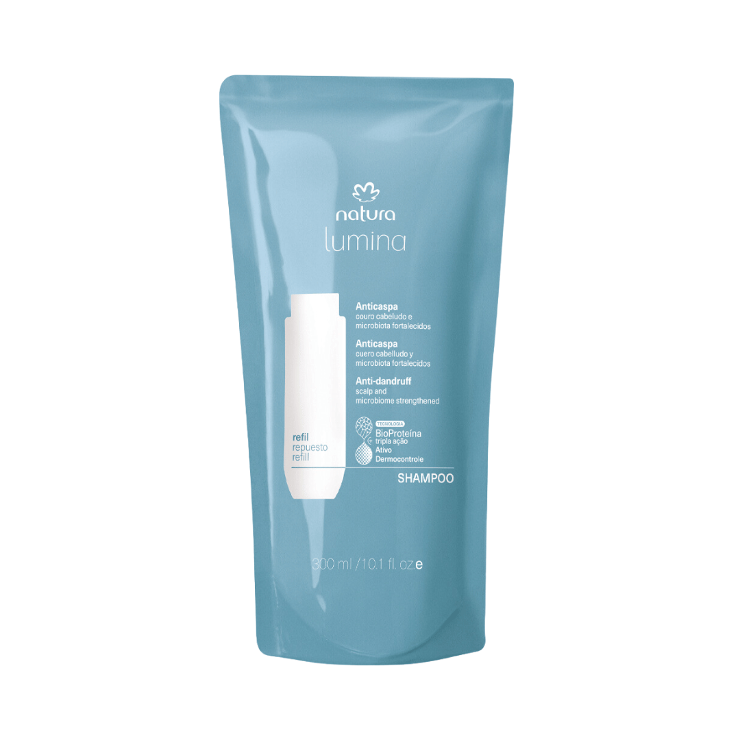 Refil Shampoo Reequilibrante Anticaspa Lumina 300ml