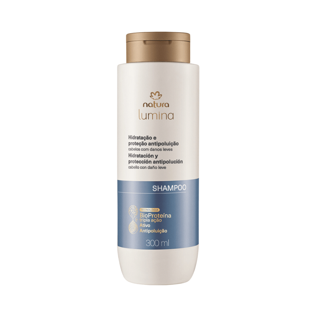 Shampoo Purificante Hidratação e Proteção Antipoluição Lumina 300ml