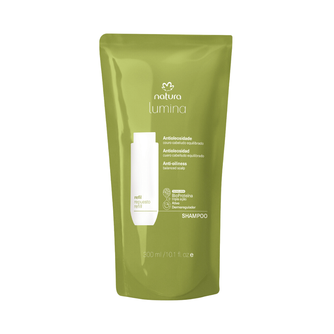 Refil Shampoo Equilibrante Antioleosidade Lumina 300ml