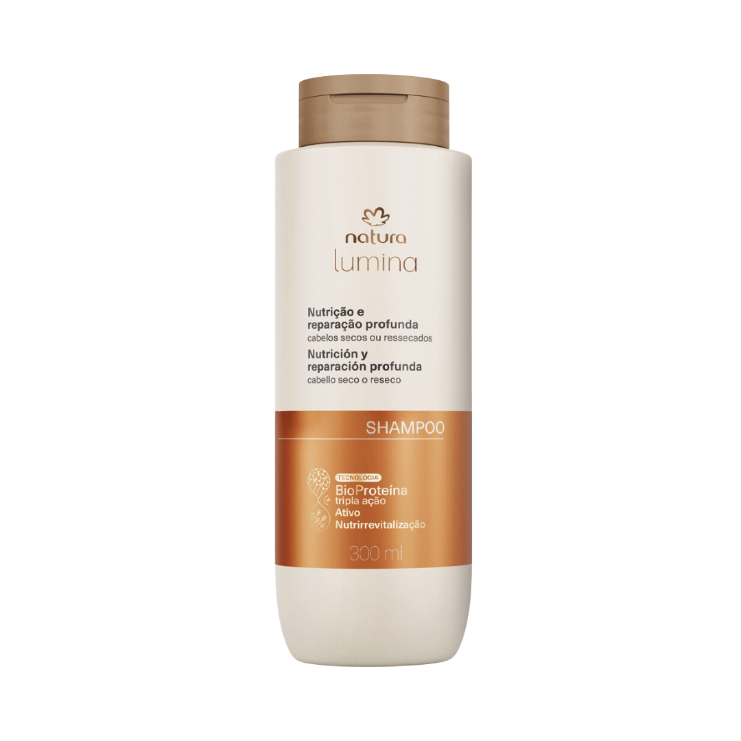 Shampoo Nutritivo para Cabelos Secos ou Ressecados Lumina 300ml