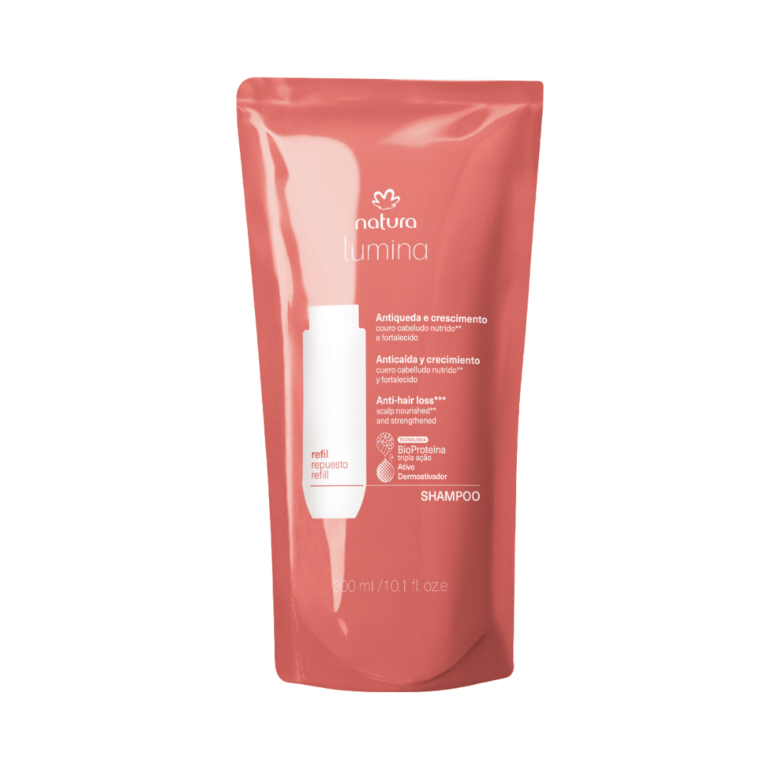 Refil Shampoo Estimulante Antiqueda e Crescimento Lumina 300ml