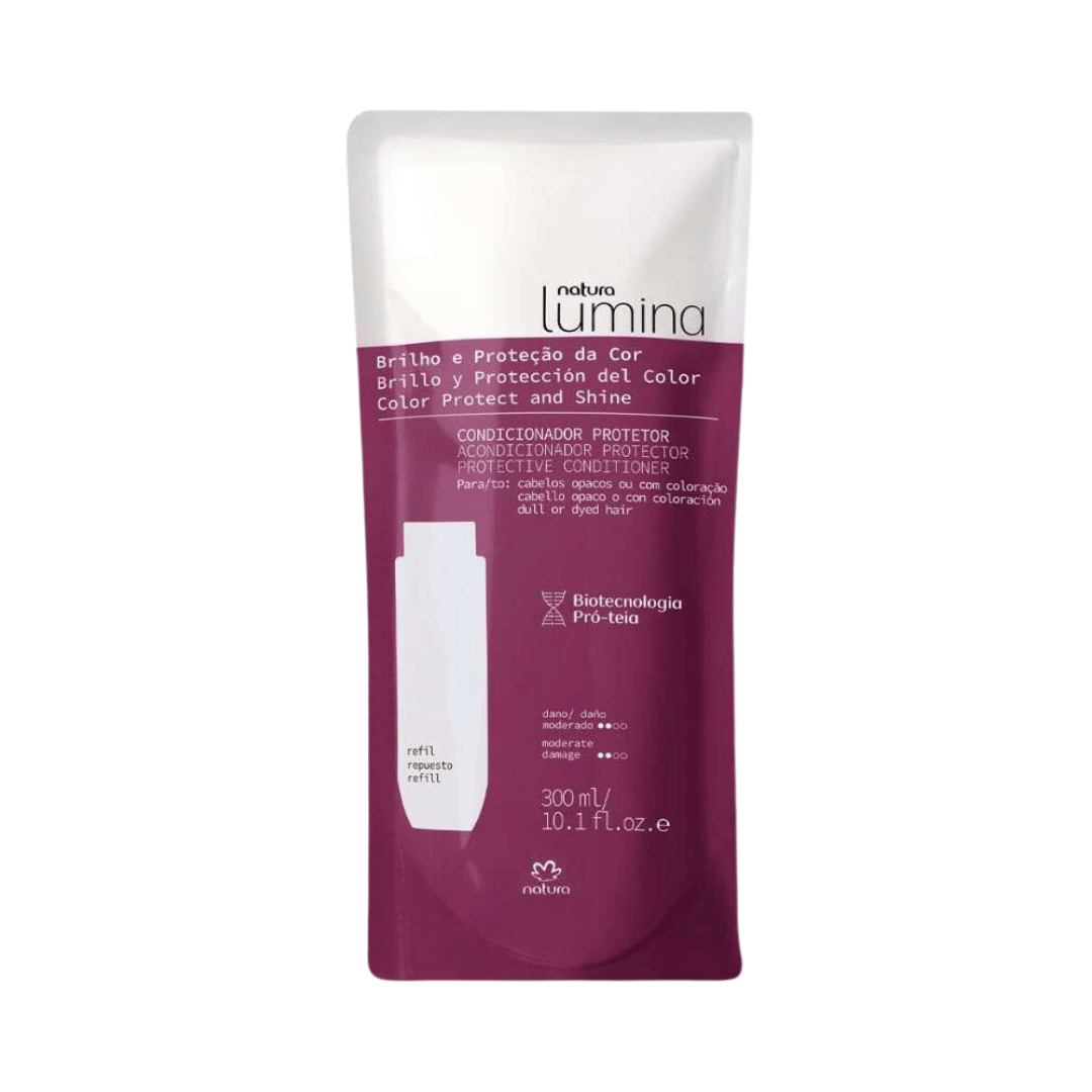 Refil Condicionador Protetor para Cabelos Opacos ou com Coloração Lumina 300ml