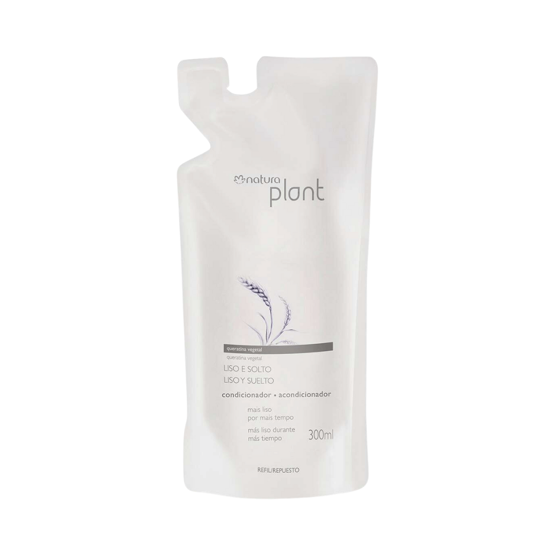 Refil Condicionador Liso e Solto Natura Plant 300ml