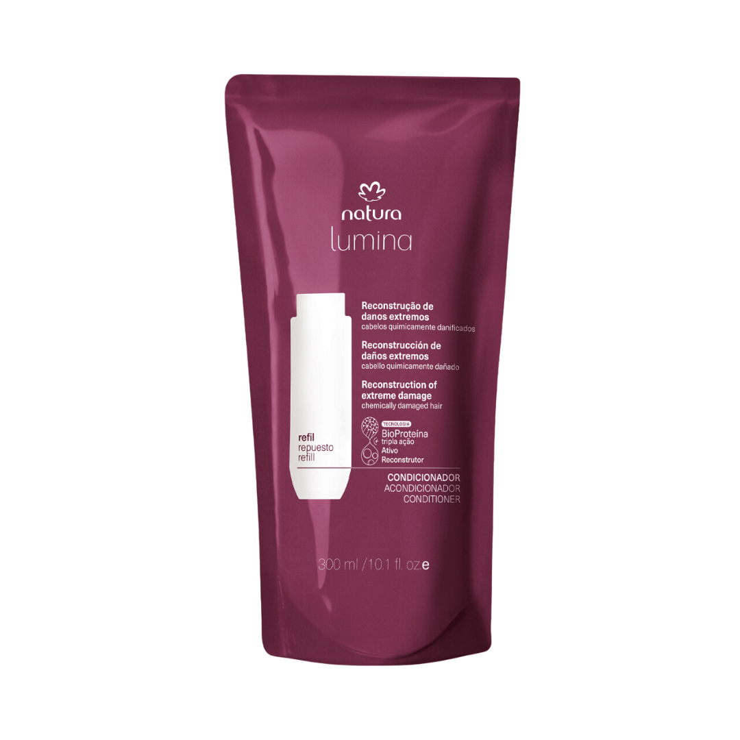 Refil Condicionador Provitalidade para Cabelos Quimicamente Danificados Lumina 300ml