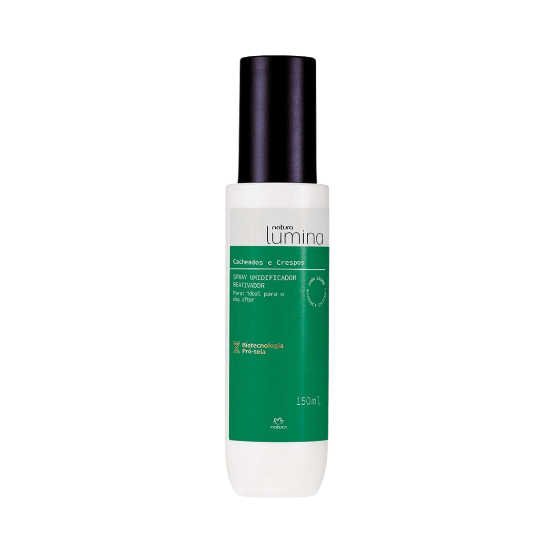Spray Umidificador Reativador Para Cabelos Cacheados e Crespos Lumina