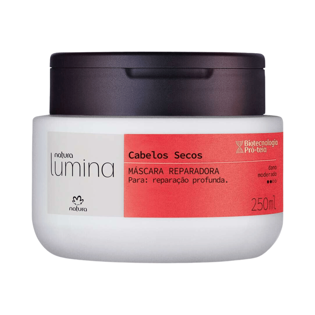 Máscara Reparadora para Cabelos Secos Lumina