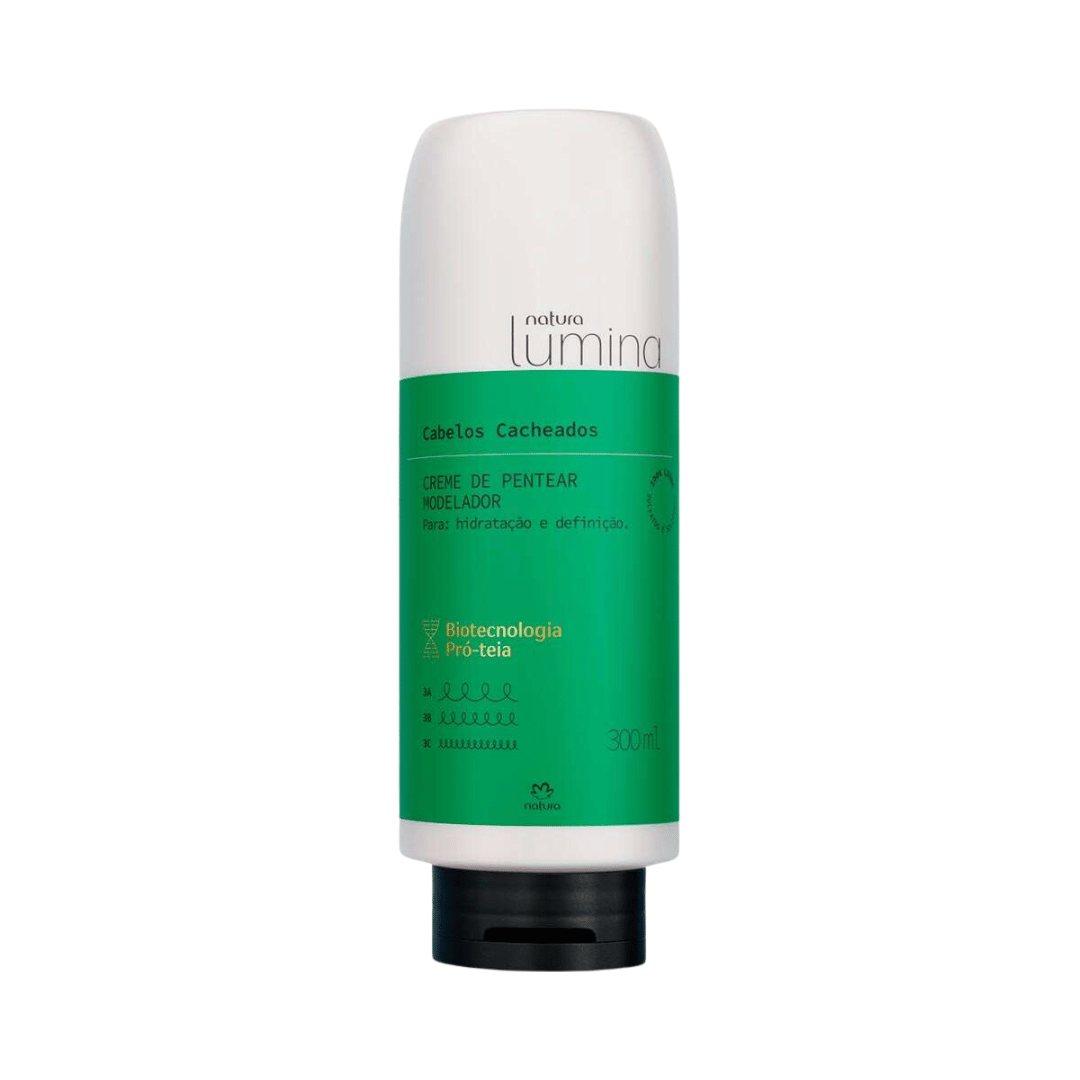 Creme de Pentear Modelador para Cabelos Cacheados Lumina