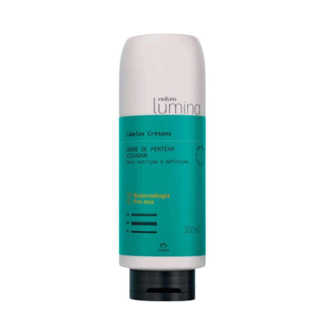 Creme de Pentear Ativador para Cabelos Crespos Lumina