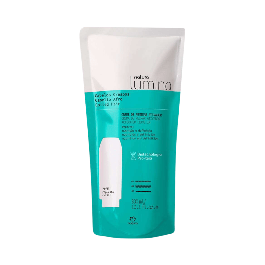 Refil Creme de Pentear Ativador para Cabelos Crespos Lumina