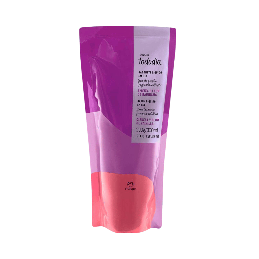Refil Sabonete Líquido em Gel Todo Dia Ameixa e Flor de Baunilha