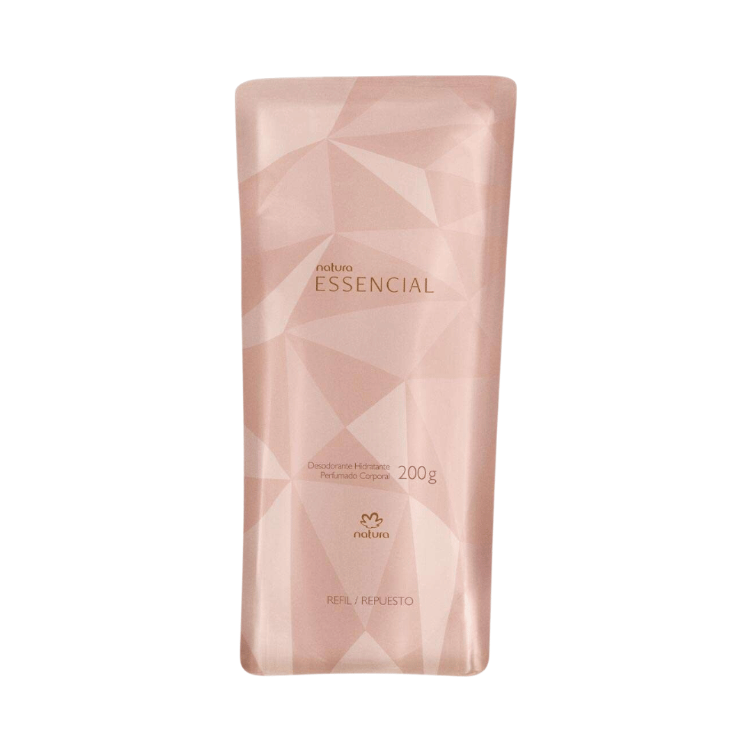Refil Desodorante Hidratante Corporal Perfumado Essencial 200g