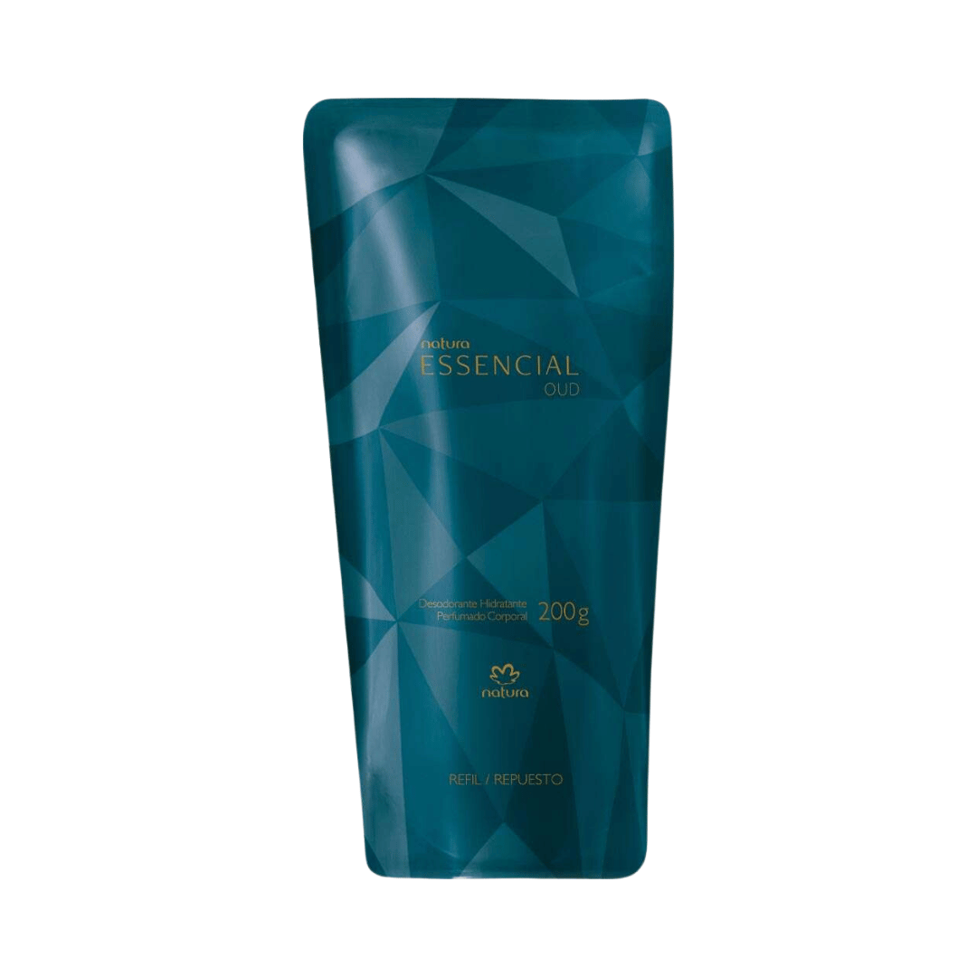 Refil Desodorante Hidratante Corporal Perfumado Essencial Oud 200g