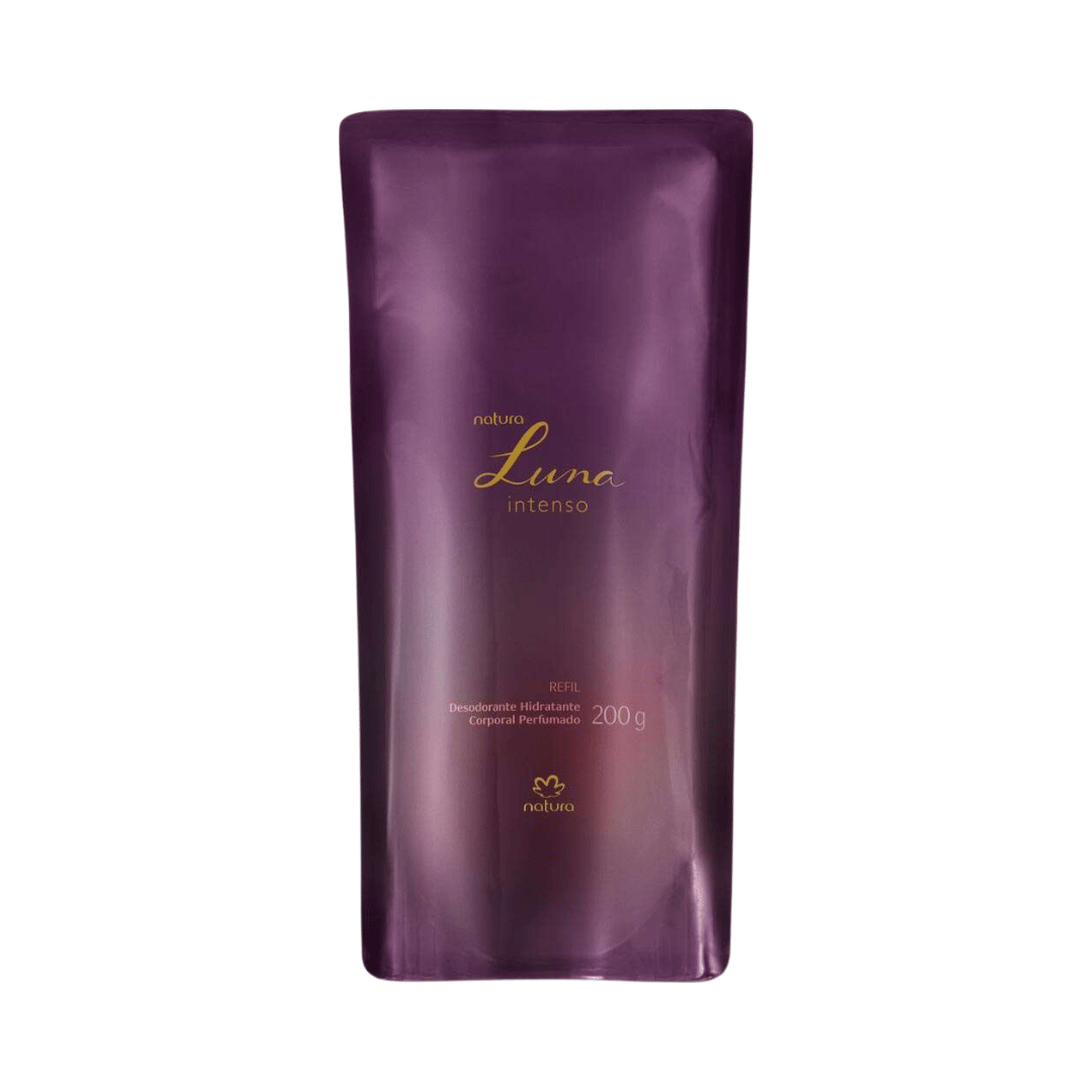 Refil Desodorante Hidratante Corporal Perfumado Luna Intenso 200g