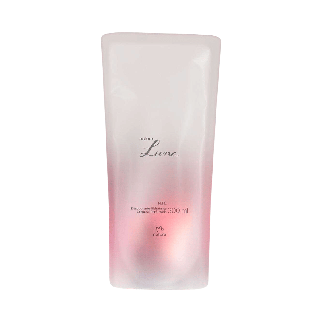 Refil Desodorante Hidratante Corporal Perfumado Luna 300g