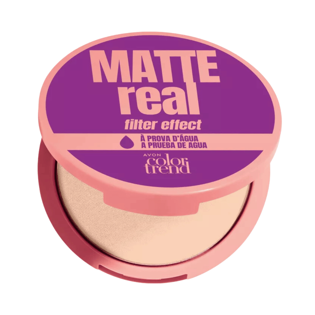 Pó Compacto Facial Color Trend Matte Real - 112 F