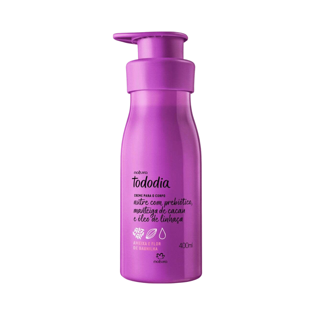 Creme Desodorante Nutritivo Para o Corpo Todo Dia Ameixa e Flor de Baunilha 400ml