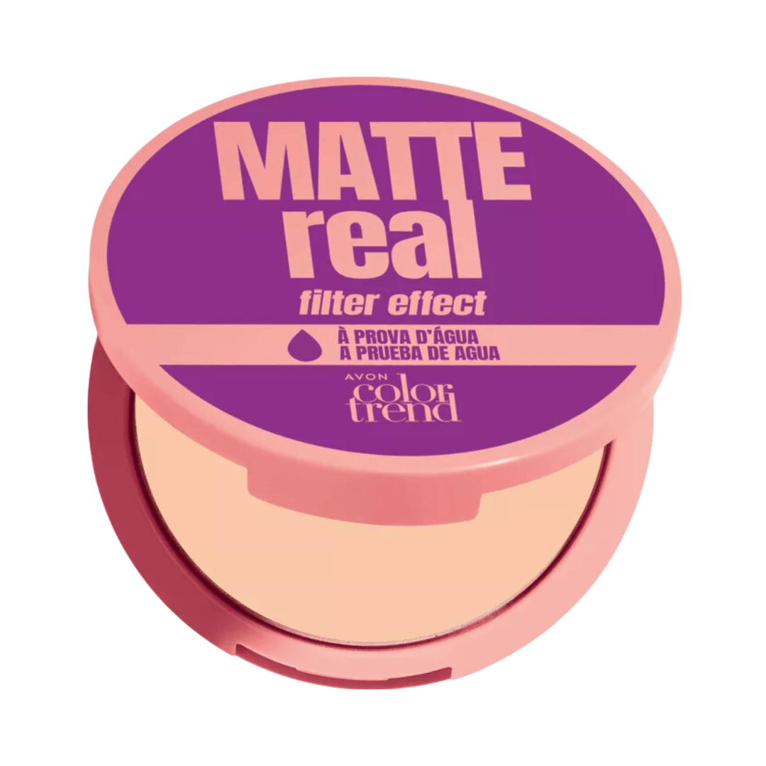 Pó Compacto Facial Color Trend Matte Real - 132 Q