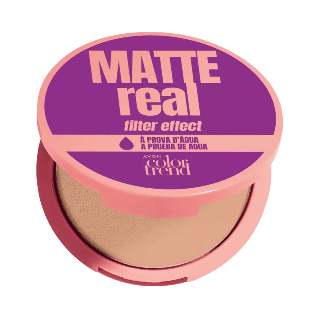 Pó Compacto Facial Color Trend Matte Real - 312 F