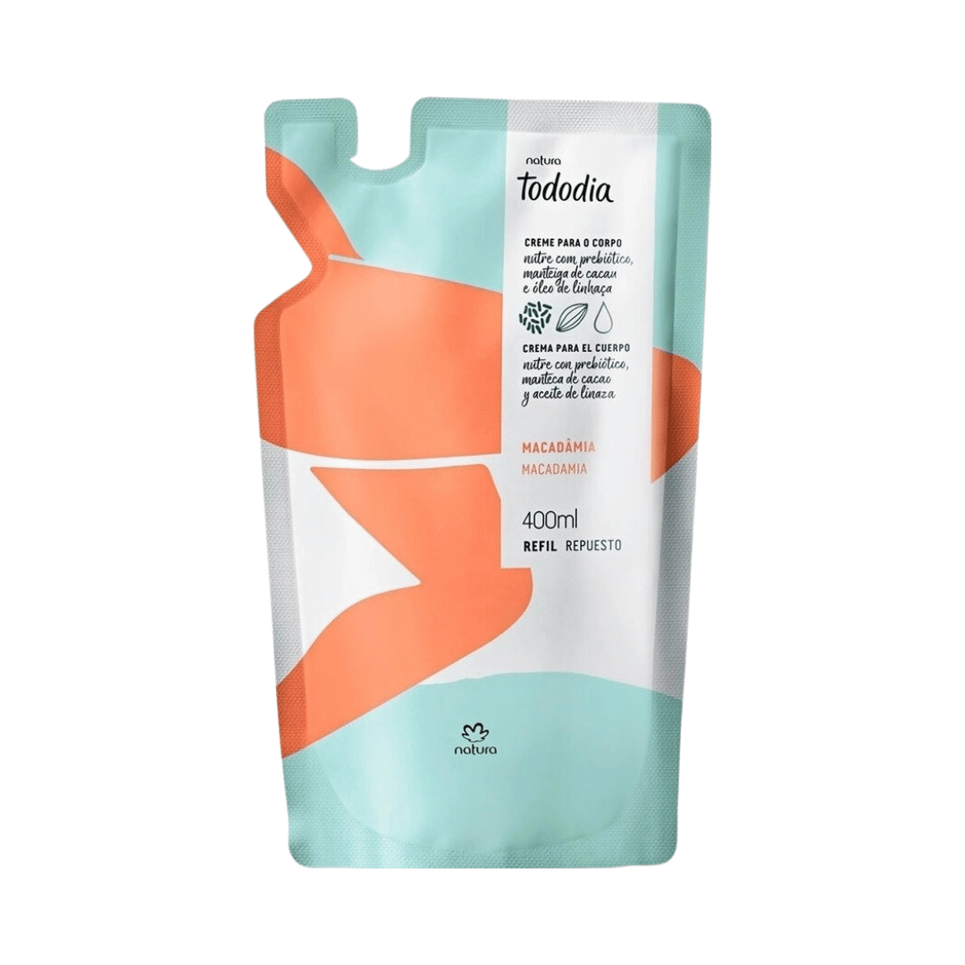 Refil Creme Desodorante Nutritivo Para o Corpo Todo Dia Macadâmia 400ml
