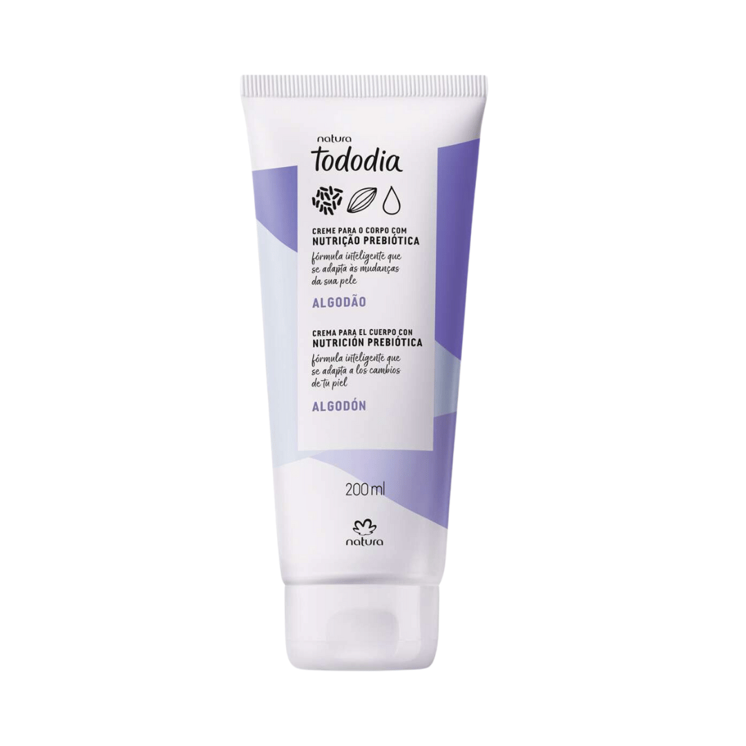Creme Desodorante Nutritivo Para o Corpo Todo Dia Algodão 200ml