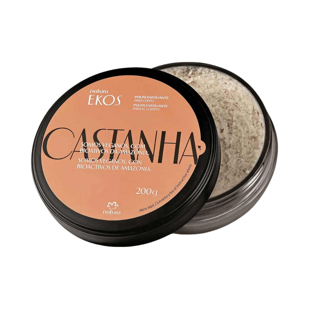Polpa Esfoliante Hidratação e Renovação Para o Corpo Castanha Ekos