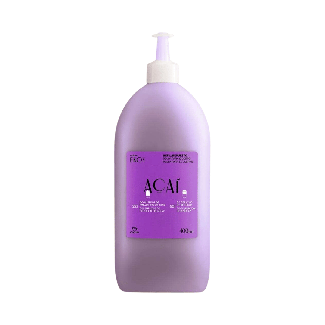 Refil Polpa Desodorante Hidratante Para o Corpo Ekos Açaí 400ml