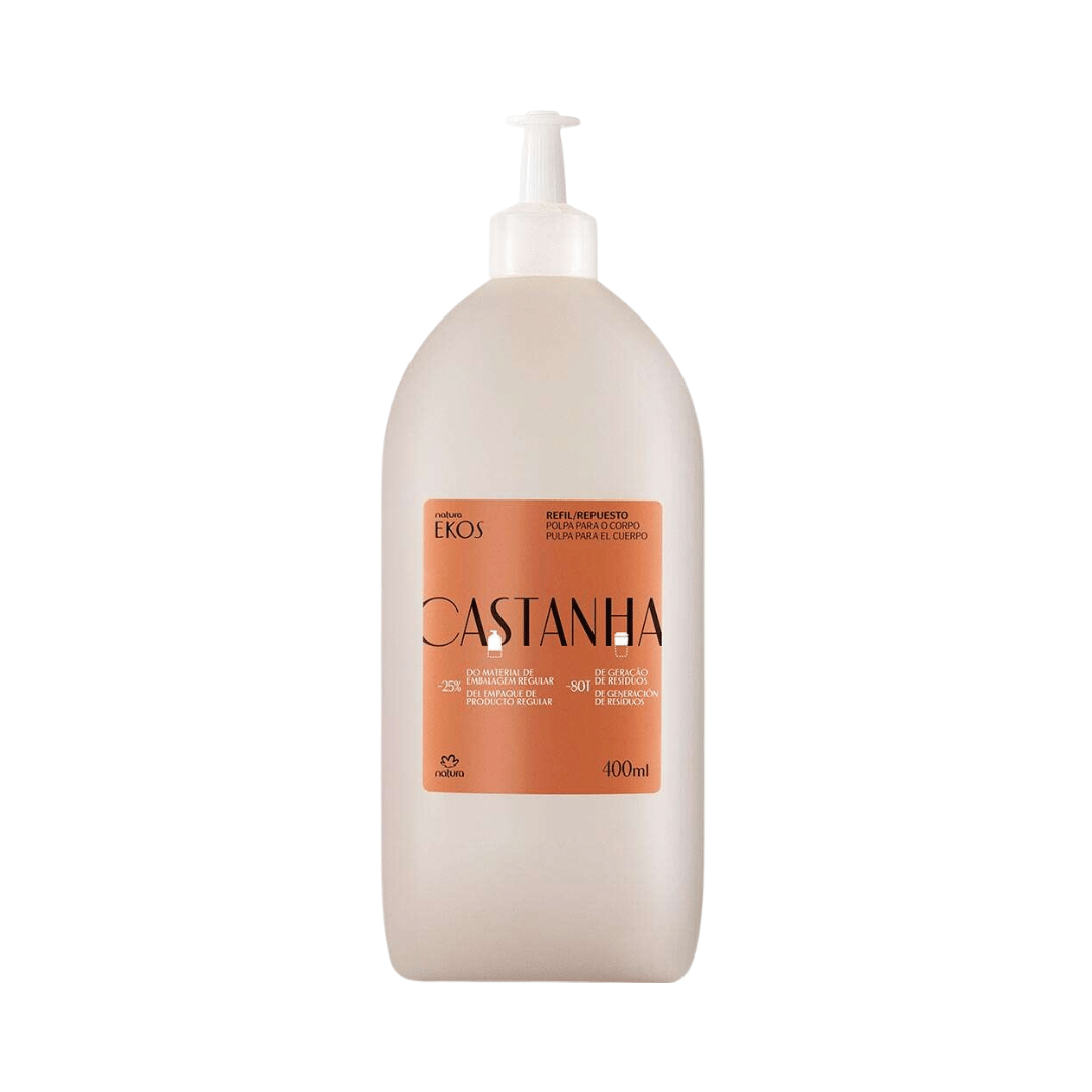 Refil Polpa Desodorante Hidratante para o Corpo Ekos Castanha 400ml