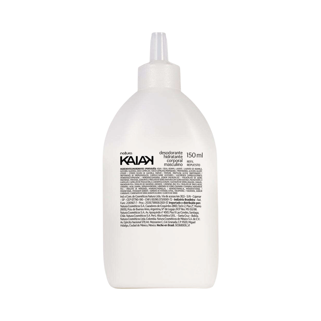 Refil Desodorante Hidratante Corporal Kaiak Masculino