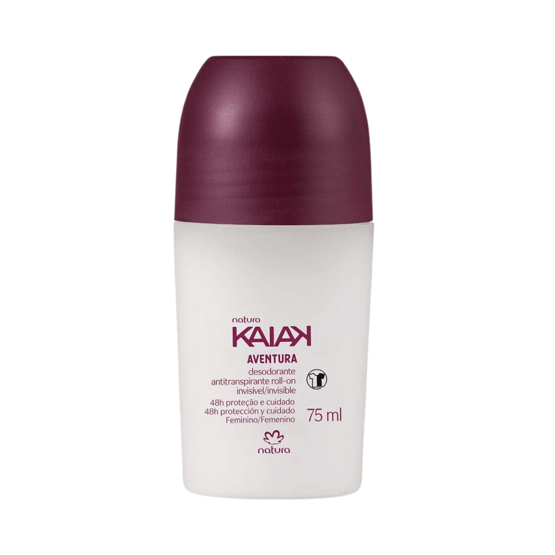 Desodorante Antitranspirante Roll-on Kaiak Aventura Feminino 75ml