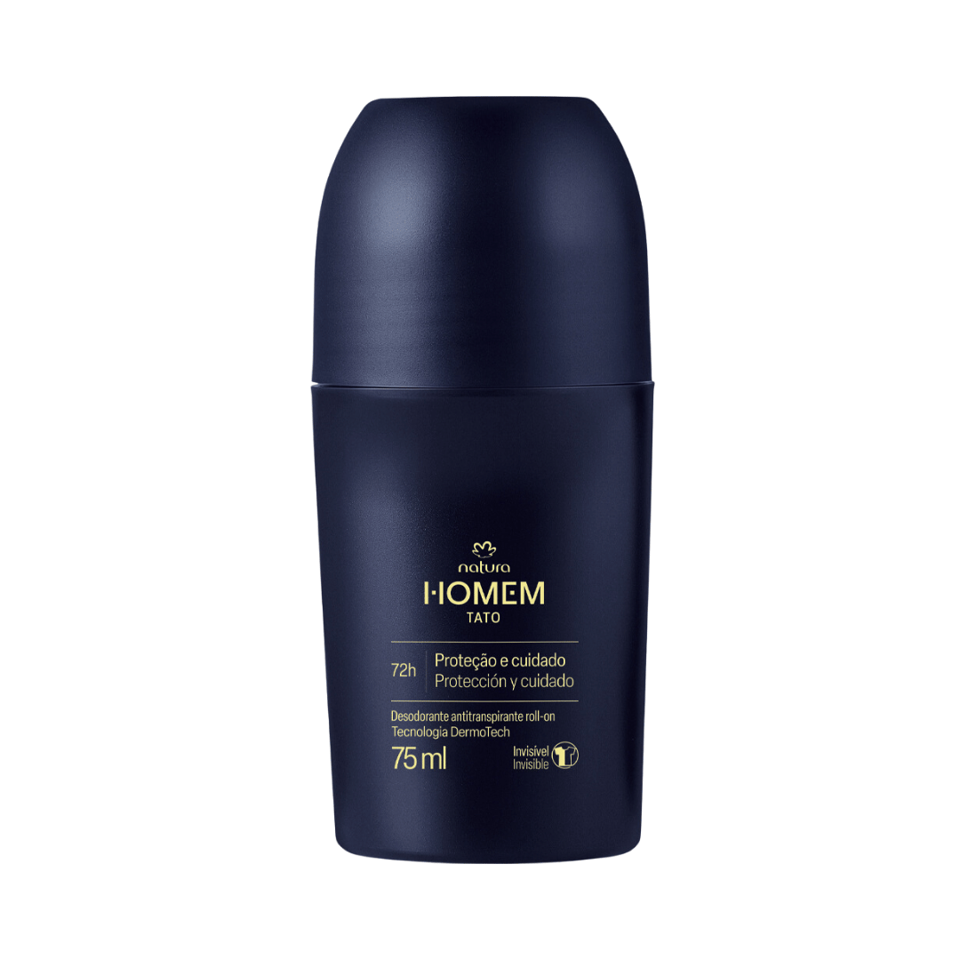 Desodorante Antitranspirante Roll-on Natura Homem Tato 75ml