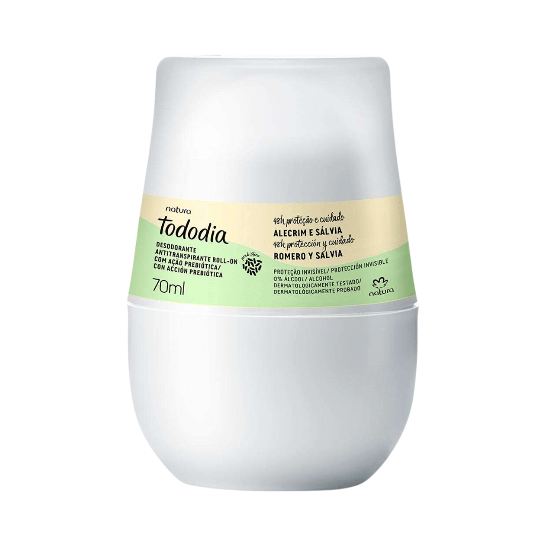 Desodorante Antitranspirante Roll-on Todo Dia Alecrim e Sávia 70ml
